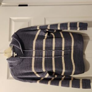 Garnet Hill cottonlinen pullover sweater / hoodie